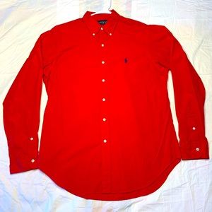 Ralph Lauren men’s classic fit long sleeve casual dress shirt.